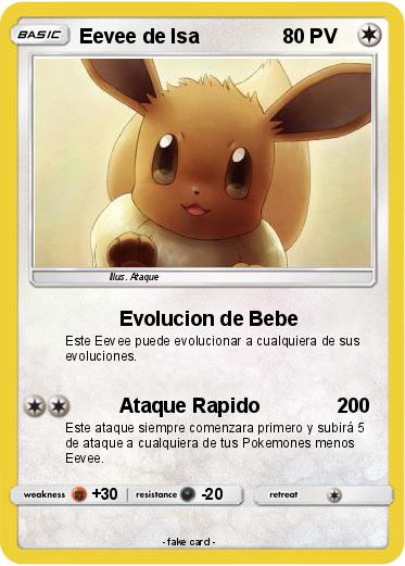Pokemon Eevee de Isa