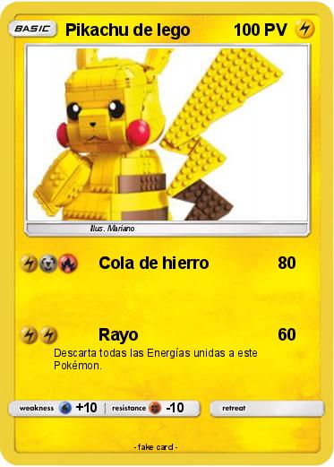 Pokemon Pikachu de lego