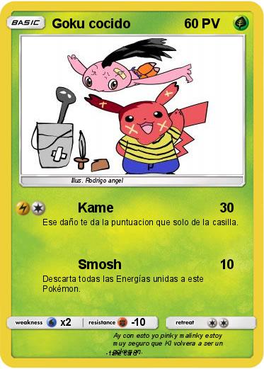 Pokemon Goku cocido