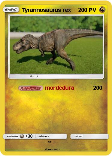 Pokemon Tyrannosaurus rex