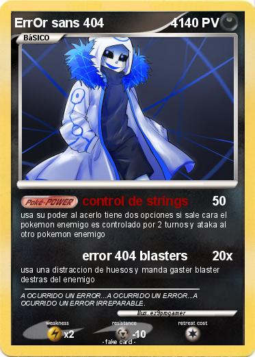 Pokemon ErrOr sans 404                   4