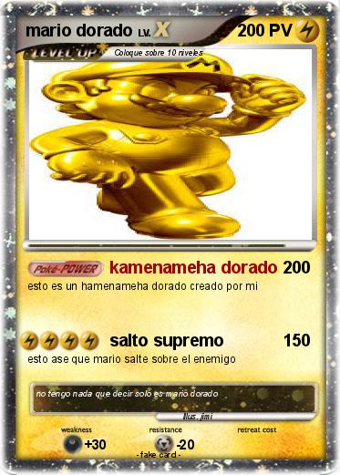 Pokemon mario dorado