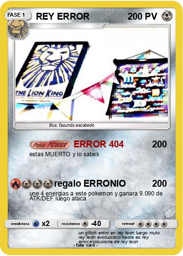 Pokemon REY ERROR