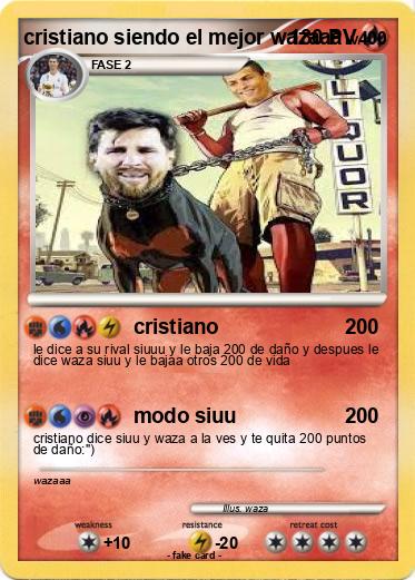 Pokemon cristiano siendo el mejor wazaaa