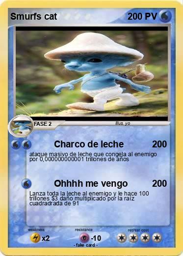 Pokemon Smurfs cat