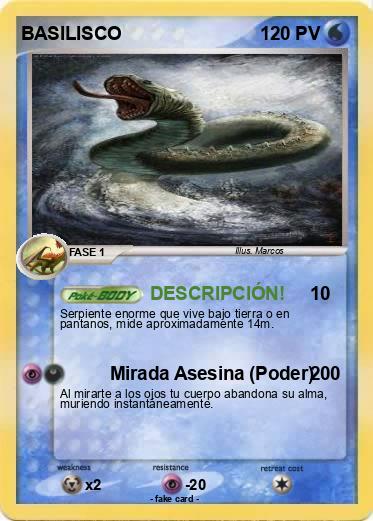 Pokemon BASILISCO