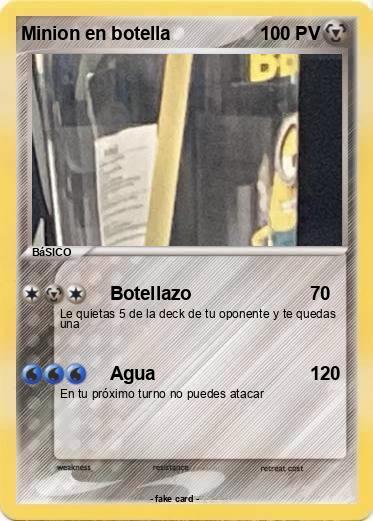 Pokemon Minion en botella