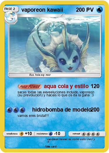 Pokemon vaporeon kawaii