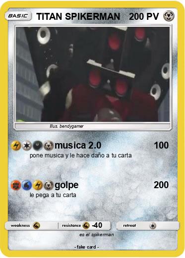 Pokemon TITAN SPIKERMAN