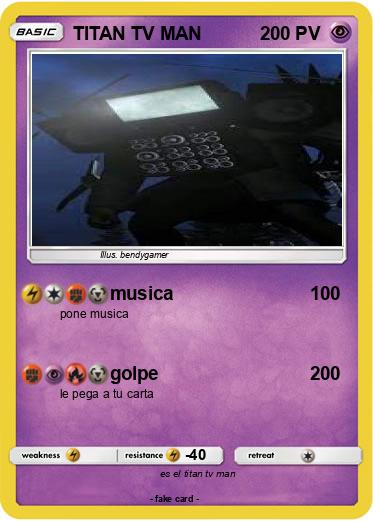 Pokemon TITAN TV MAN
