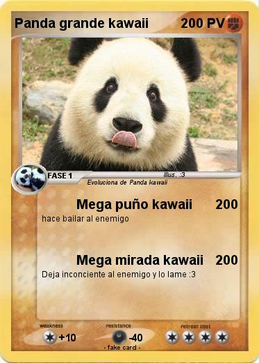 Pokemon Panda grande kawaii