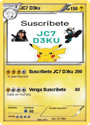 Pokemon JC7 D3ku