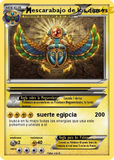 Pokemon escarabajo de los dioses