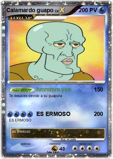 Pokemon Calamardo guapo