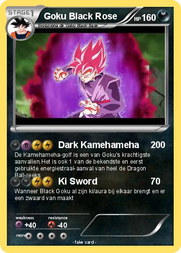 Pokemon Goku Black Rose