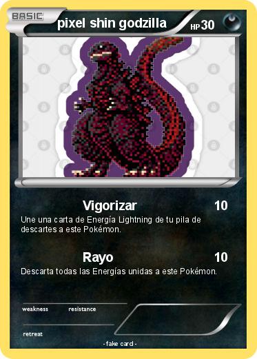Pokemon pixel shin godzilla