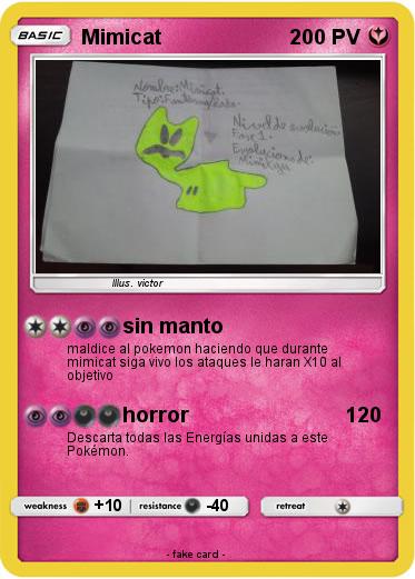 Pokemon Mimicat