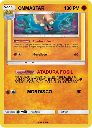 Pokemon OMMASTAR