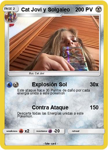 Pokemon Cat Jovi y Solgaleo