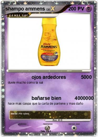 Pokemon shampo ammens