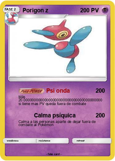 Pokemon Porigon z