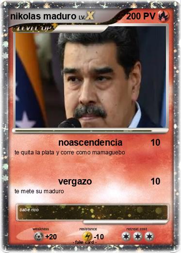 Pokemon nikolas maduro