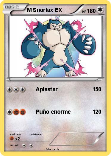 Pokemon M Snorlax EX