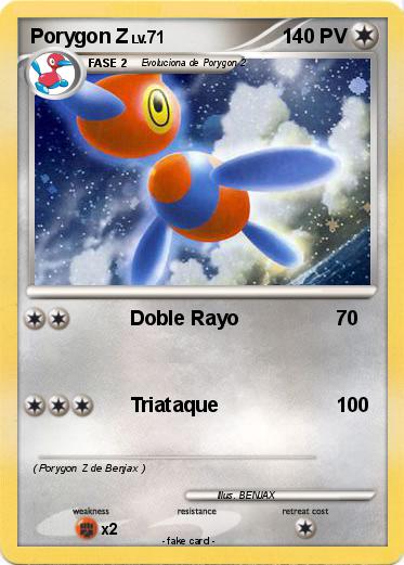 Pokemon Porygon Z