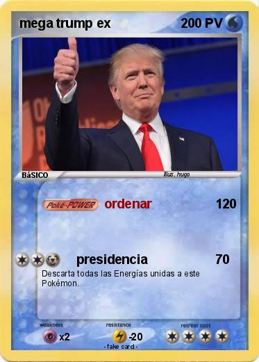 Pokemon mega trump ex