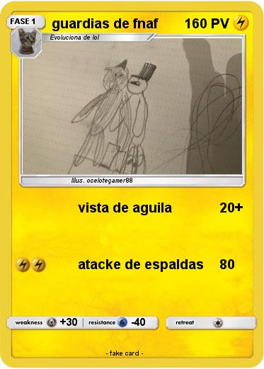 Pokemon guardias de fnaf