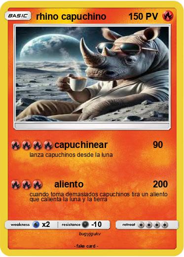 Pokemon rhino capuchino
