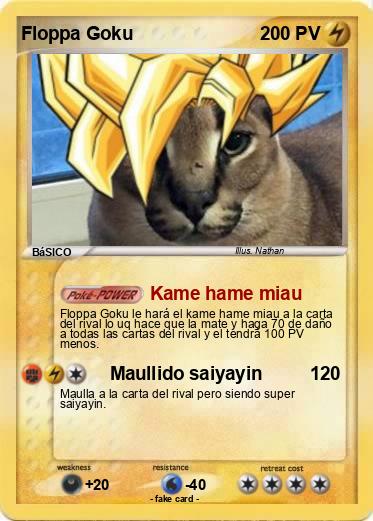 Pokemon Floppa Goku