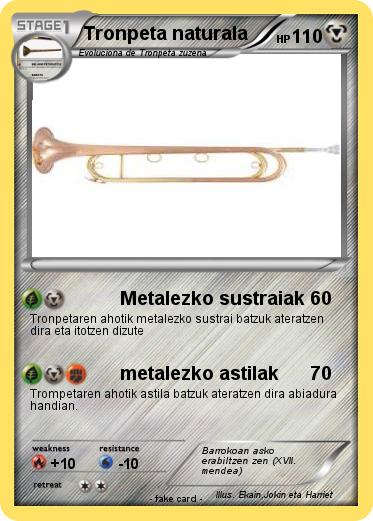 Pokemon Tronpeta naturala