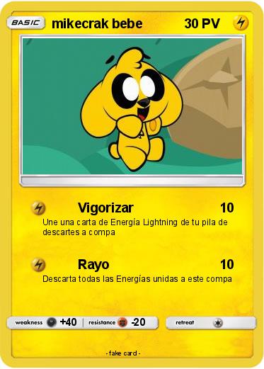 Pokemon mikecrak bebe