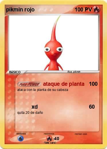 Pokemon pikmin rojo