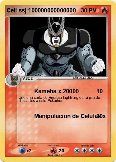 Pokemon Cell ssj 100000000000000