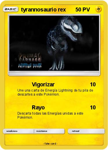 Pokemon tyrannosaurio rex