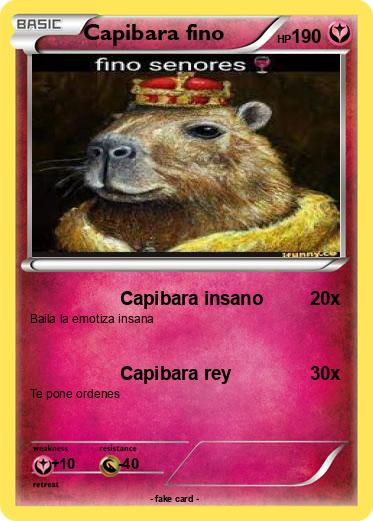 Pokemon Capibara fino