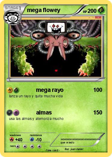 Pokemon mega flowey