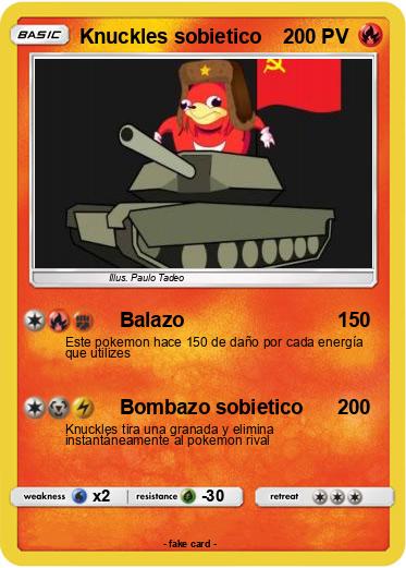 Pokemon Knuckles sobietico