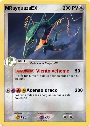 Pokemon MRayquazaEX
