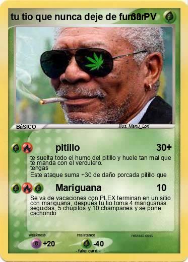 Pokemon tu tio que nunca deje de fumar