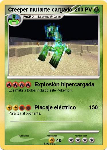 Pokemon Creeper mutante cargado