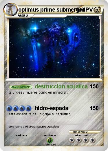 Pokemon optimus prime submerged