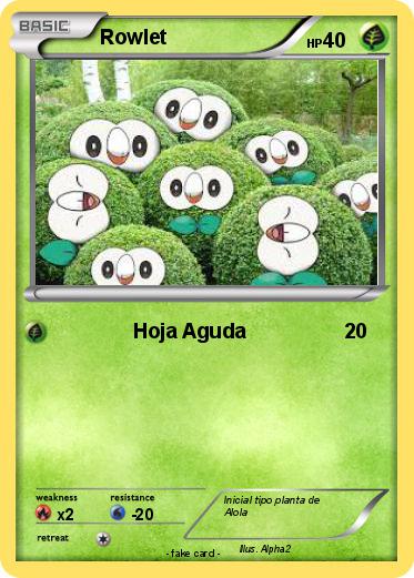 Pokemon Rowlet