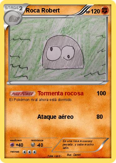 Pokemon Roca Robert