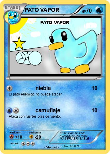 Pokemon PATO VAPOR