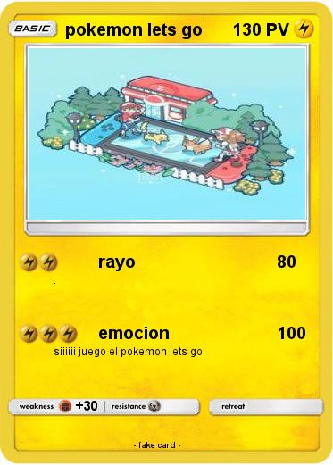Pokemon pokemon lets go