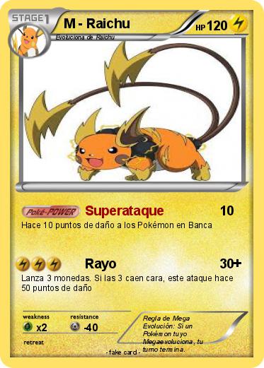 Pokemon M - Raichu