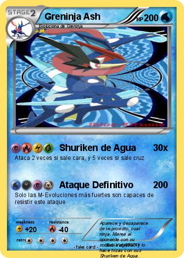 Pokemon Greninja Ash